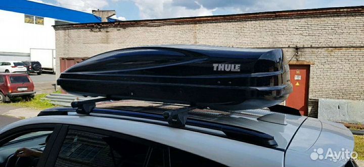 Thule автобокс в прокат багажник на рейленги и