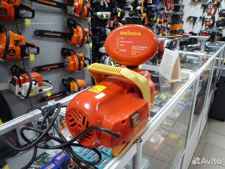 Насос поверхностный grinda 8-43236-900