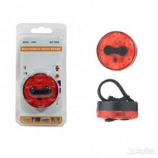 Фонарь велосипедный задний Всадник BZ-1542