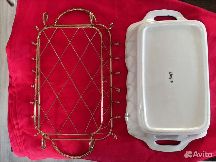 Поднос, блюдо, салатник с подставкой