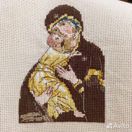 Вышивка икона