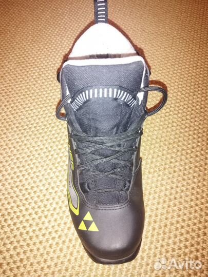 Лыжные ботинки fischer XC sport yellow