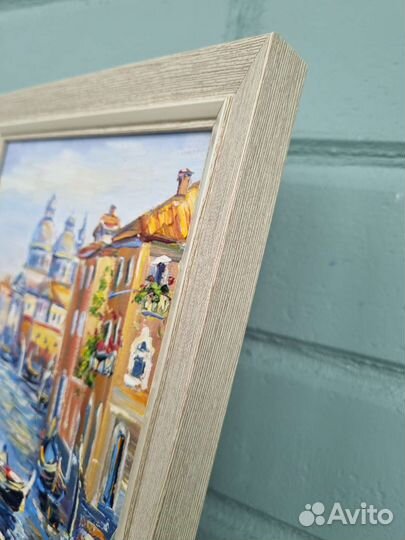Картина маслом пейзаж Италия город Венеция