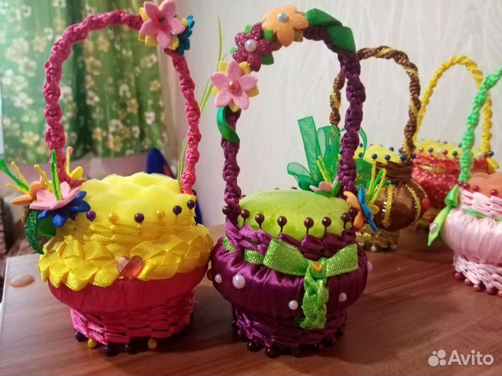 Корзиночки-игольницы
