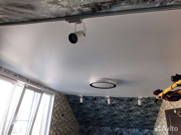 Натяжные потолки установка