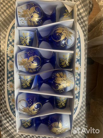 Стопки и коньячные бокалы Гусь Хрустальный