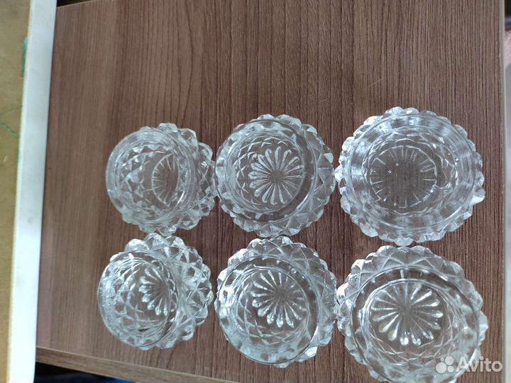 Солонка хрустальная СССР