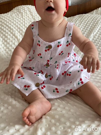 Комлект детский с вишенками