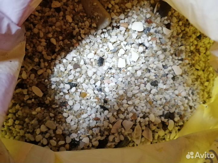 Грунт, песок, ракушки