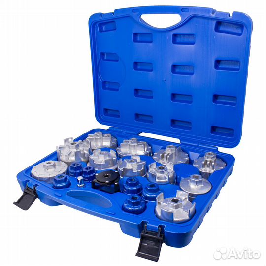 Набор съемников масляных фильтров,19пр.(съемник 