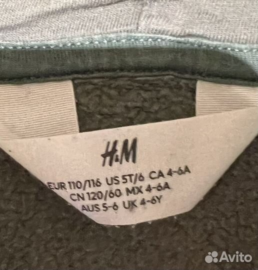 Толстовка H&M динозавр 4-6 лет