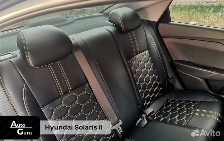 Чехлы на Hyundai Solaris 2