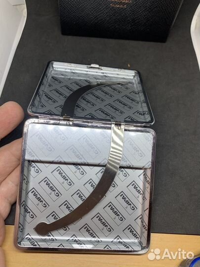 Портсигар металлический с usb зажигалкой на 20шт