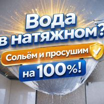 Слив воды с натяжного потолка. Выезды от 30 мин, Ивангород