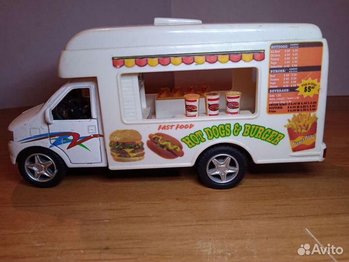 Игрушка Фургон fast food кинсмарт (кинсфан)