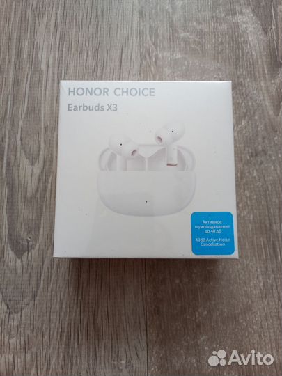 Наушники TWS Honor Choice Earbuds X3 Белые Новые