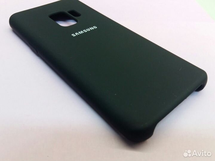 Чехол Silicone Cover на samsung Galaxy S9 черный