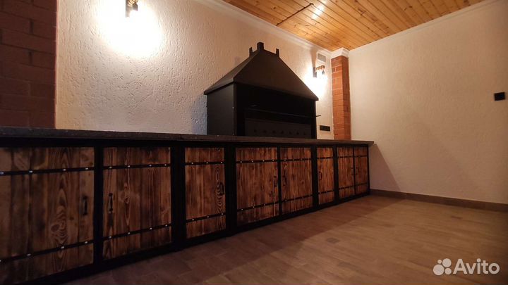 Барбекю печь кухня Loft - производство