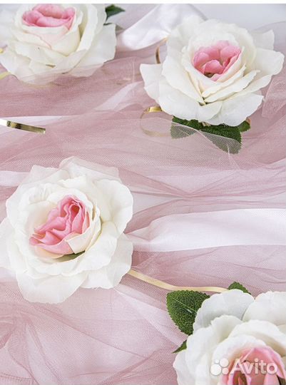 Свадебные украшения на автомобили