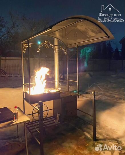 Мангал угловой