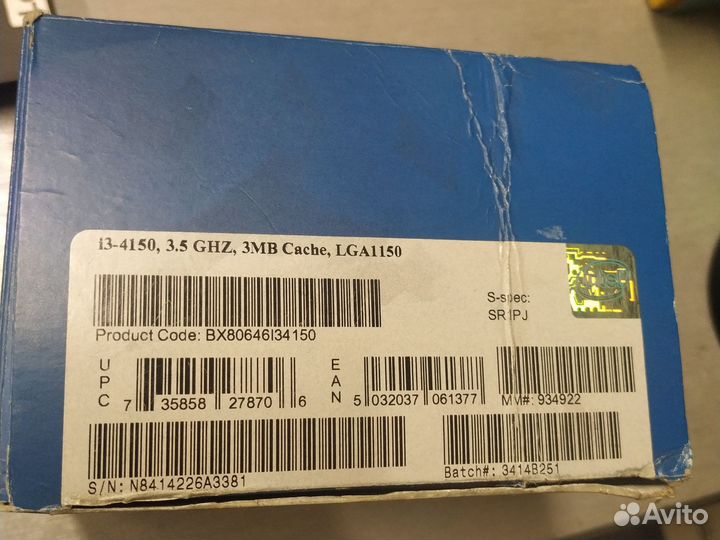 Intel core i3 4150