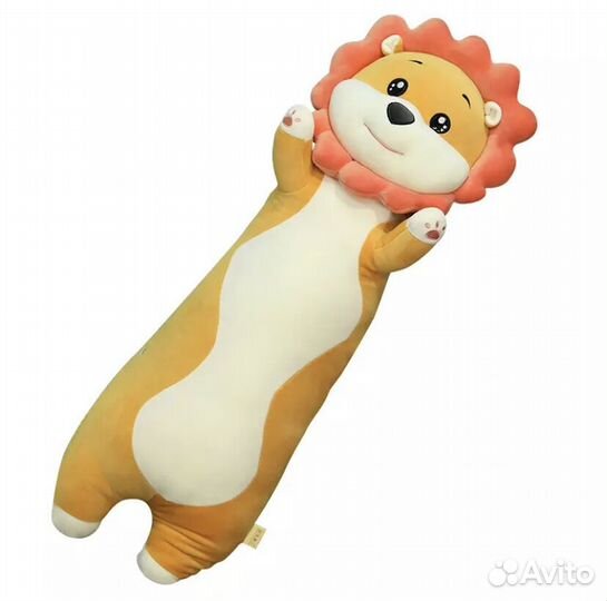 Игрушка мягкая детская Лев подушка