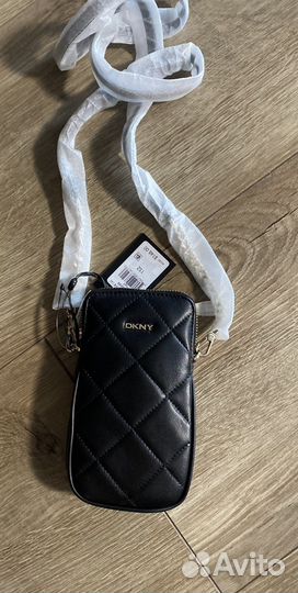 Сумка натуральная кожа dkny