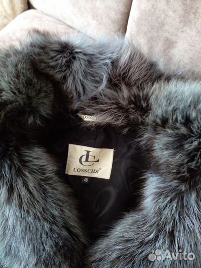 Шуба мутоновая с капюшоном 46р