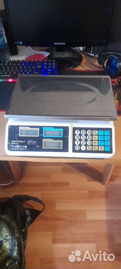 Весы торговы настольные электронные