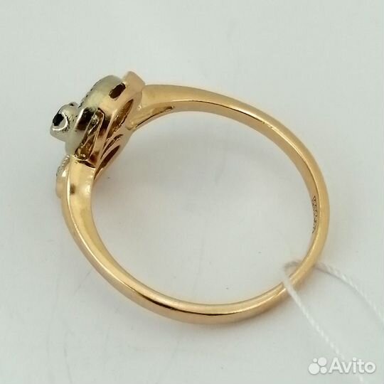 Кольцо / размер 17,5 / 3,10г / Золото585 / бриллианты