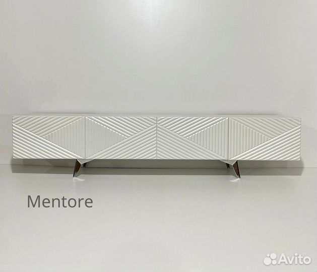 Тумба тв Bravo с фрезеровкой (конструктор)