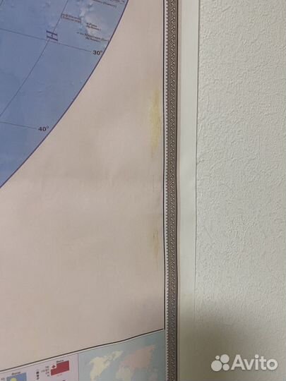 Карта мира 150х103 см