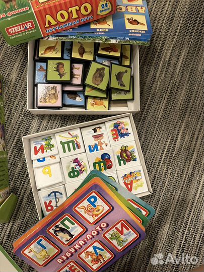 Развивающие игры пакетом лото
