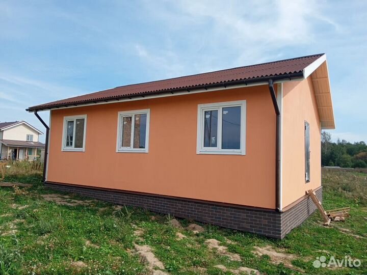 Каркасный дом для постоянного проживания 72м