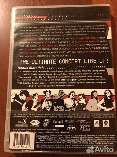 Dvd диск Toronto Rocks