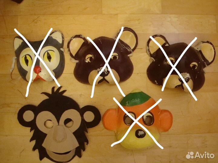 Новогодние маски СССР