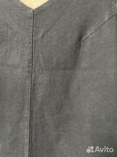 Платье из стираного льна