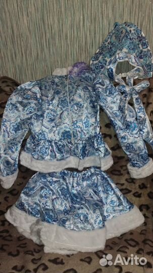 Нов. костюм:снегурочка,обезьянка