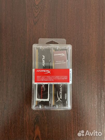Оперативная память DDR4 Kingston HyperX Fury 8Gb