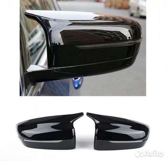 Накладки на зеркала bmw 3 g20,5 g 30,7 g11 в М