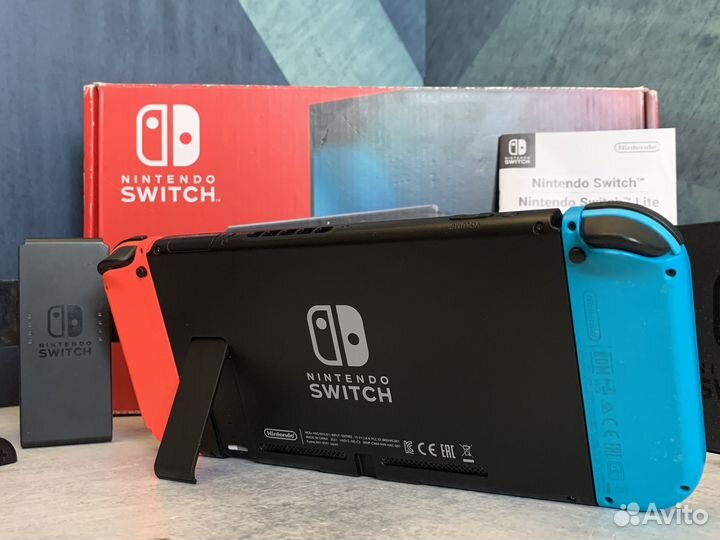 Nintendo Switch Rev.2 прошитая + игры
