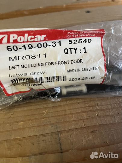 Молдинг двери перед правой 7700810494 Renailt 19