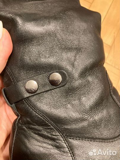 Сапоги зимние натуральная кожа 39