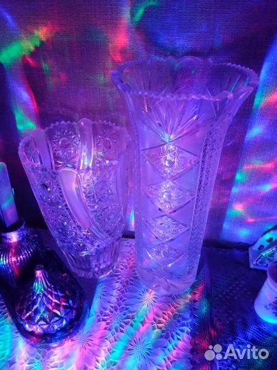 Ваза хрустальная