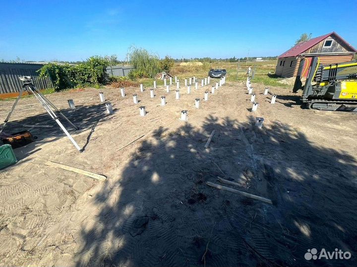 Забивные сваи.Монтаж под ключ за 1 день