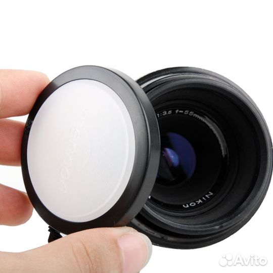 Крышка на объектив для настройки баланса белого