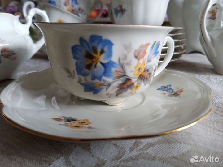 Сервиз чайный фарфор