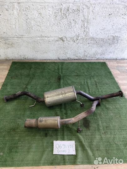 Глушитель Mitsubishi Pajero 4 2010 год Ganador