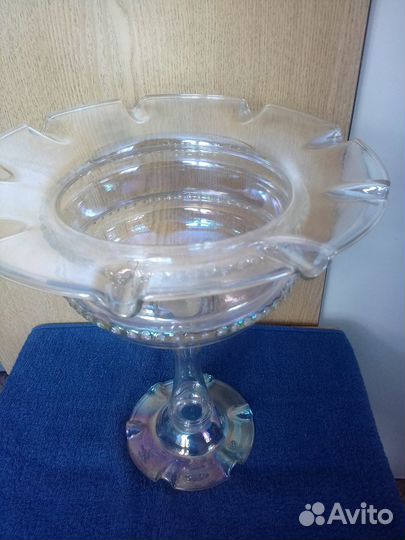 Вазы - фруктовницы, конфетницы Богемия - 3 шт