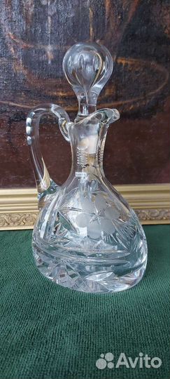 Ges.gesch графин хрустальный антикварный
